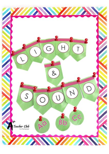 Light and Sound Bunting Display