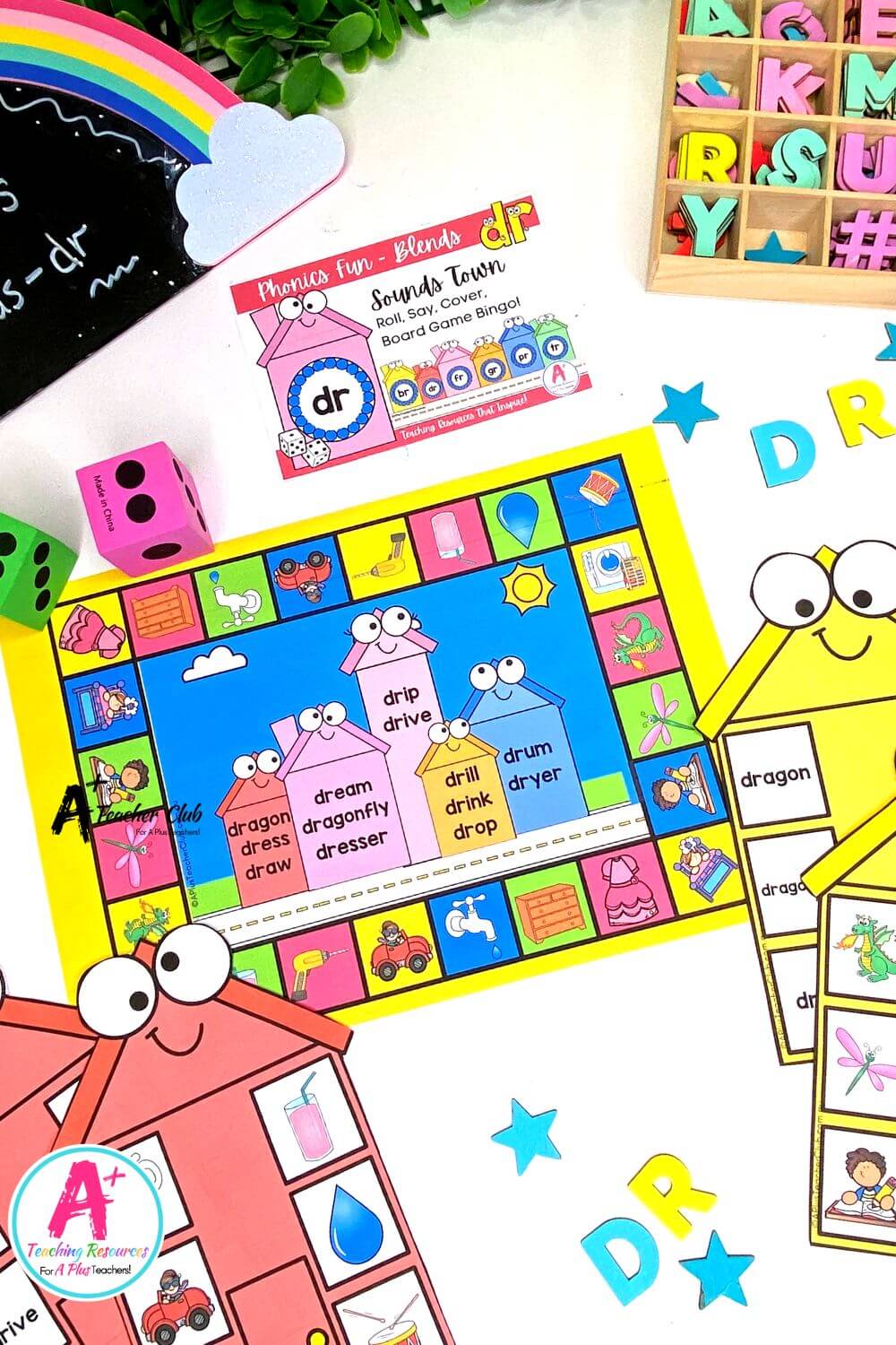 dr Consonant Blends Board Game