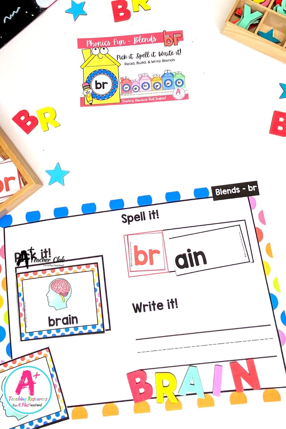 br Consonant Blends Word Builder Game