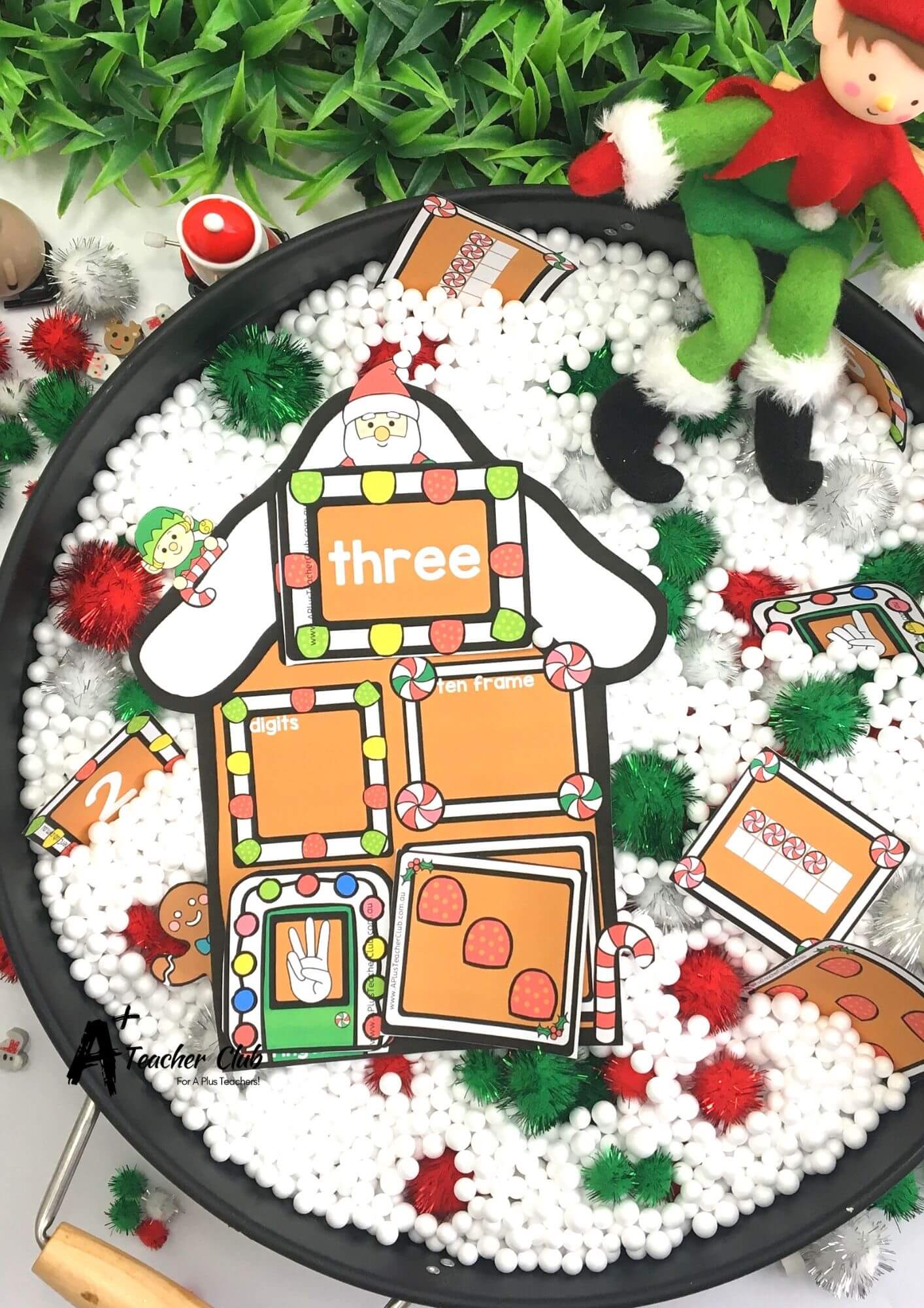 Christmas Gingerbread House Number Sense 0-20