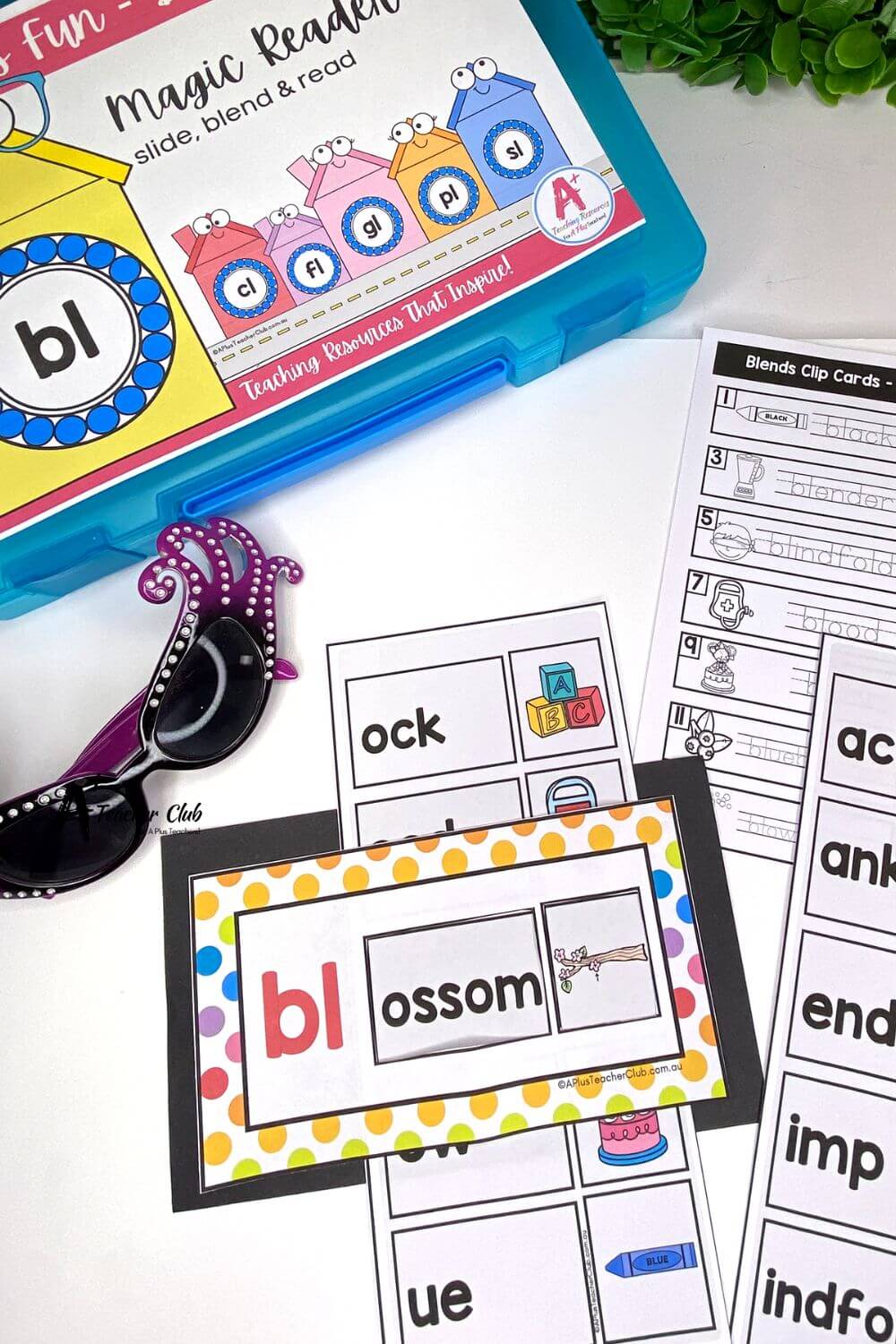 bl Consonant Blends Strip Reader