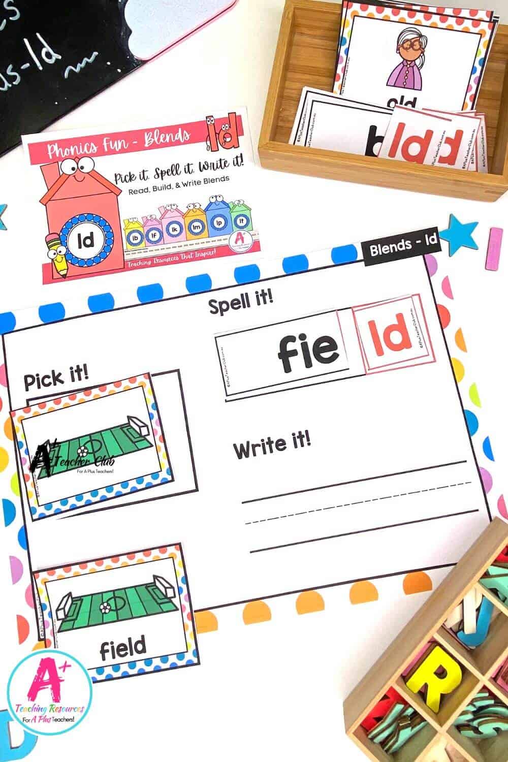 ld Consonant Blends Word Builder Game