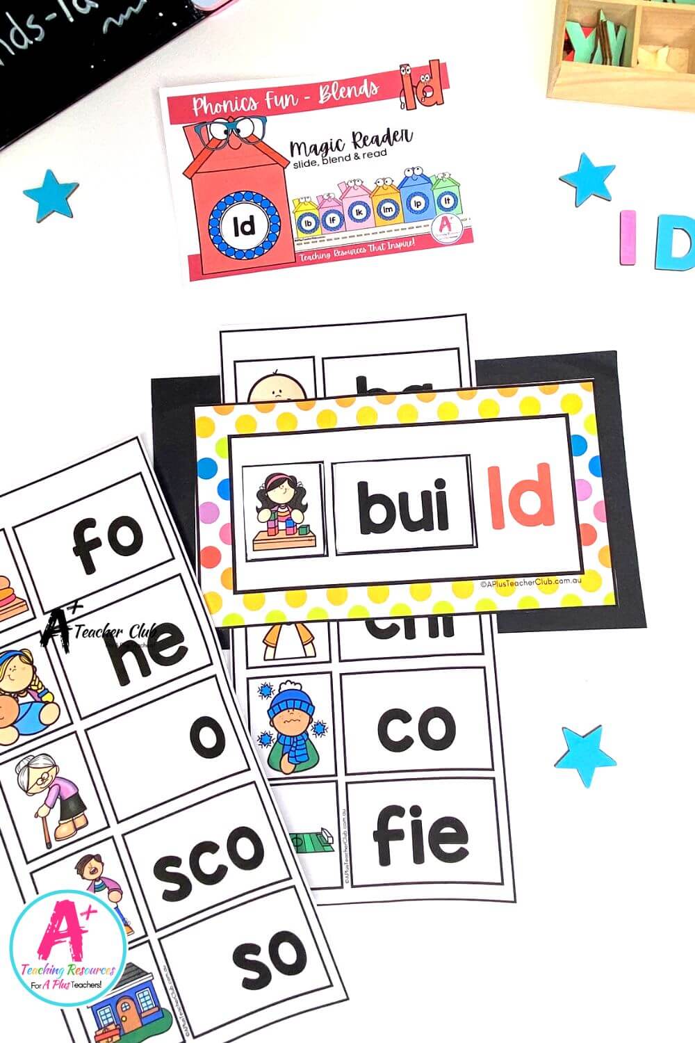 ld Consonant Blends Strip Reader