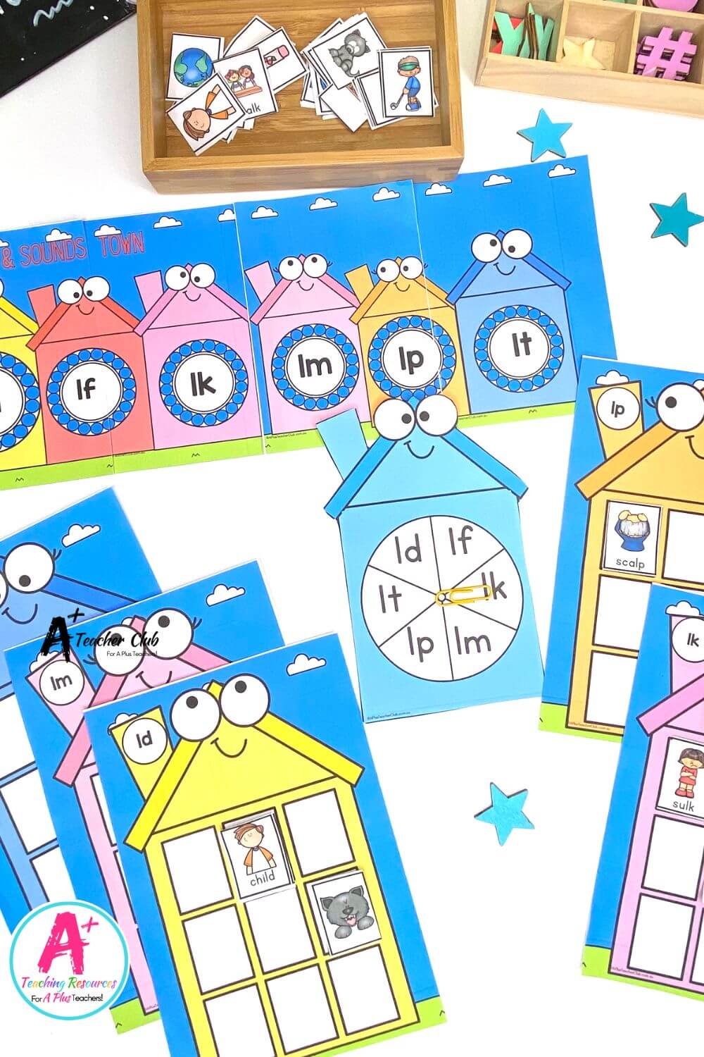 l Consonant Blends Family Sorting Game