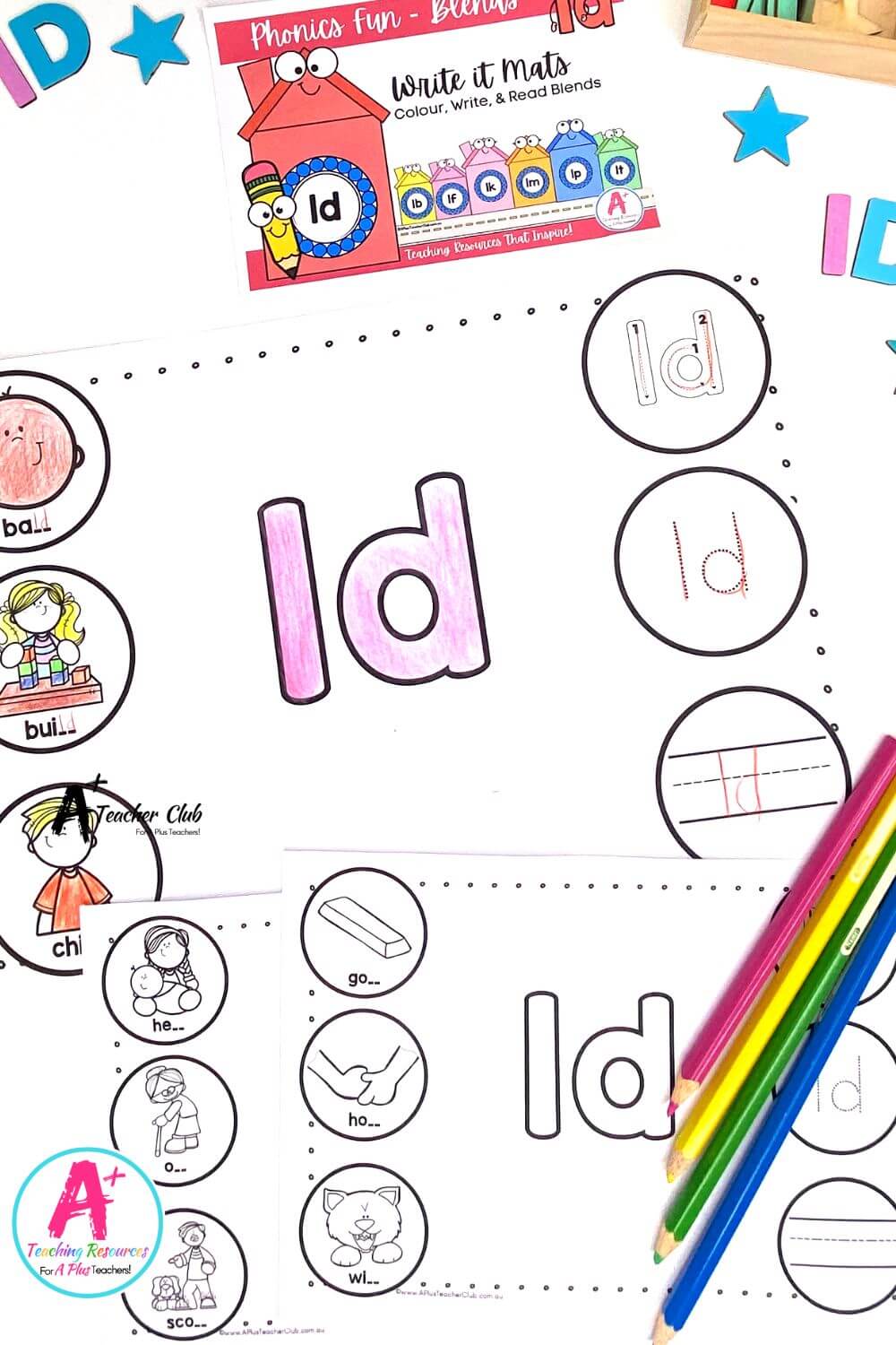 ld Consonant Blends Write it Mats