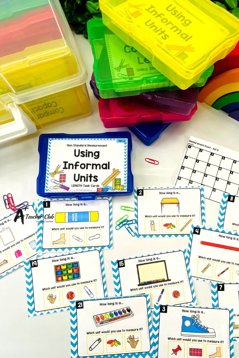 Non-Standard Length Activities Which Unit Task Cards