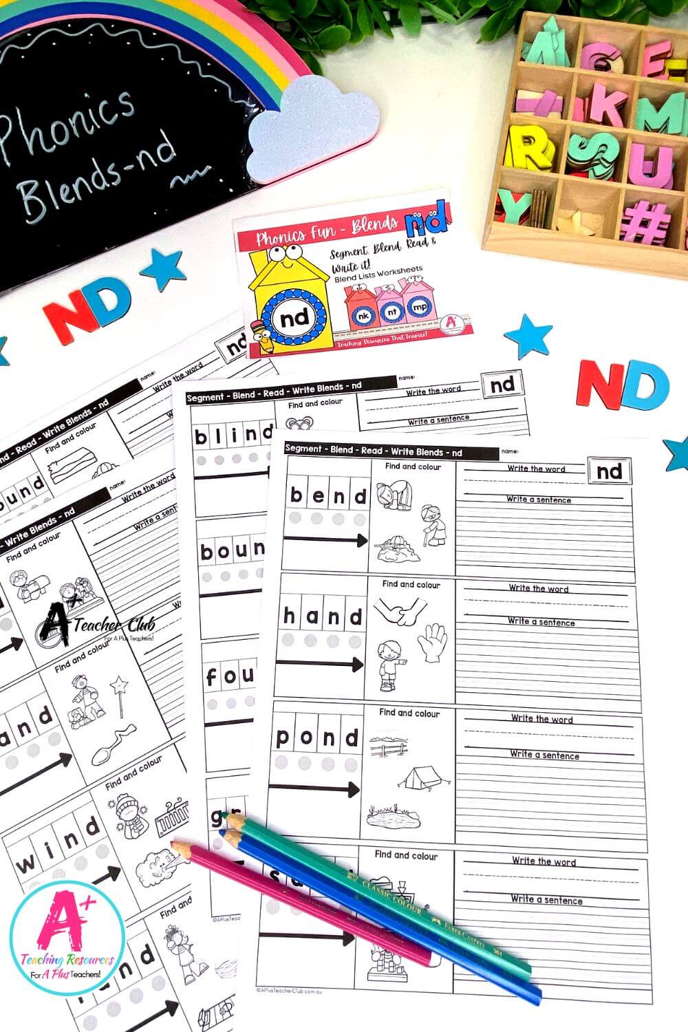 nd Consonant Blends Worksheets