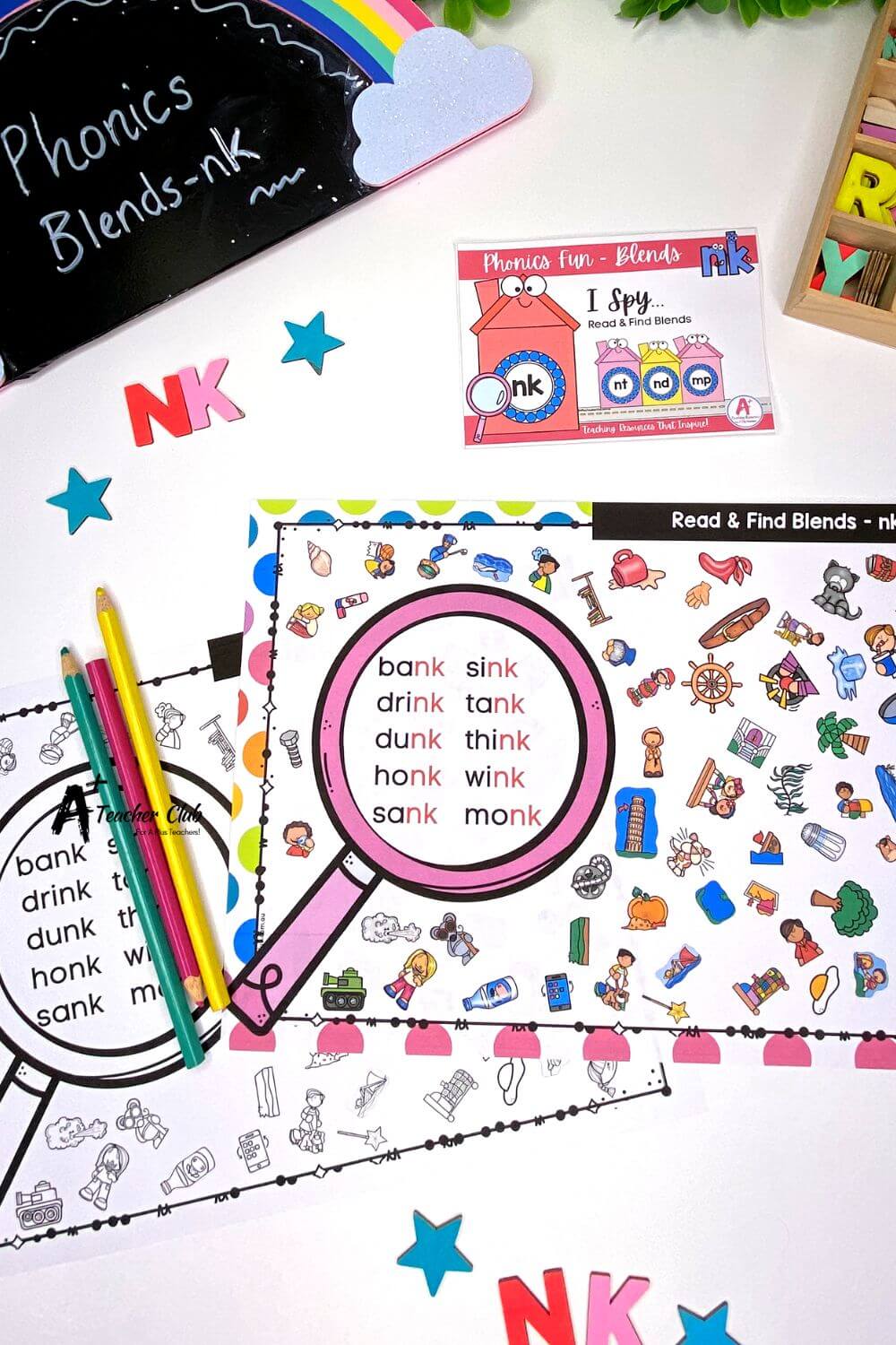 nk Consonant Blends I Spy Read & Find