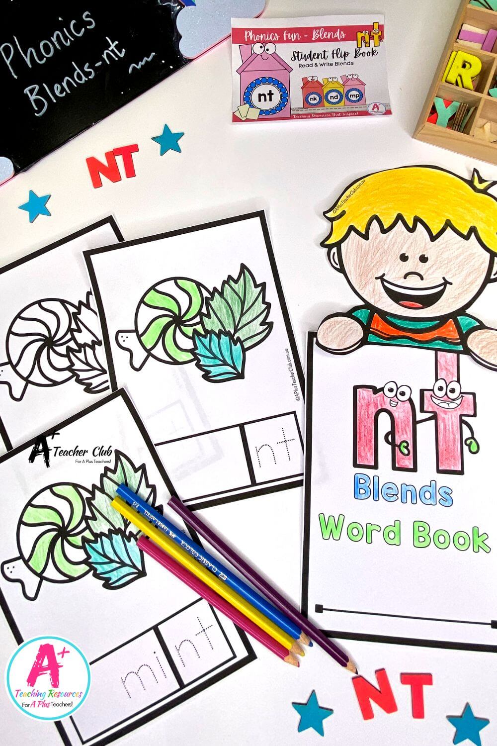 nt Consonant My Blends Student Book