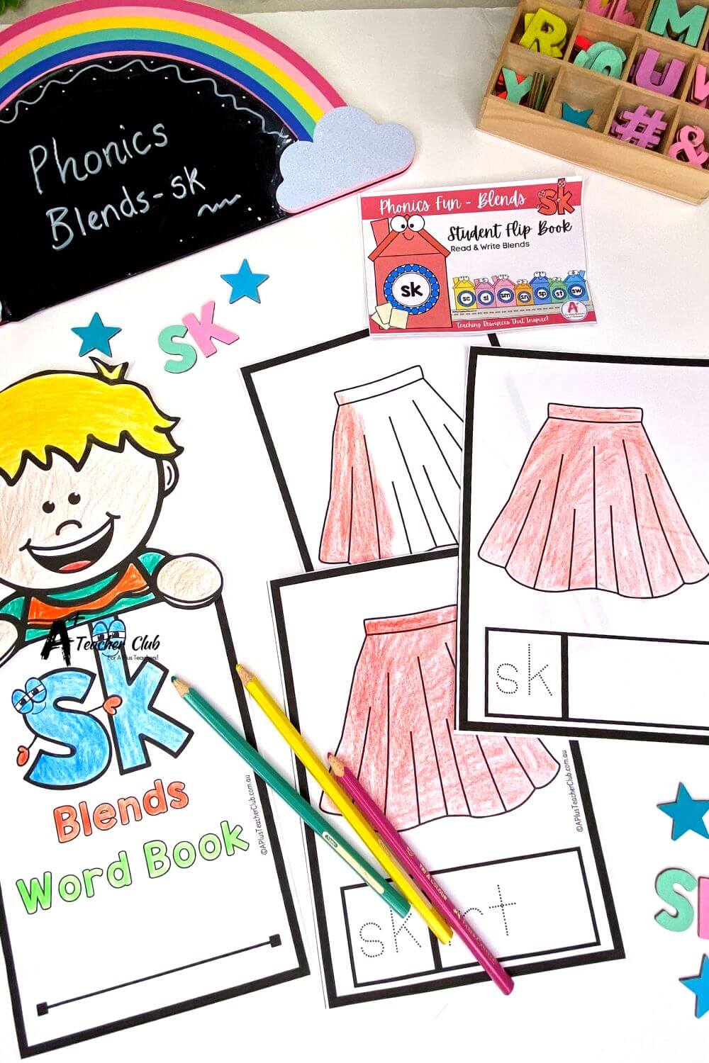sk Consonant My Blends Student Book