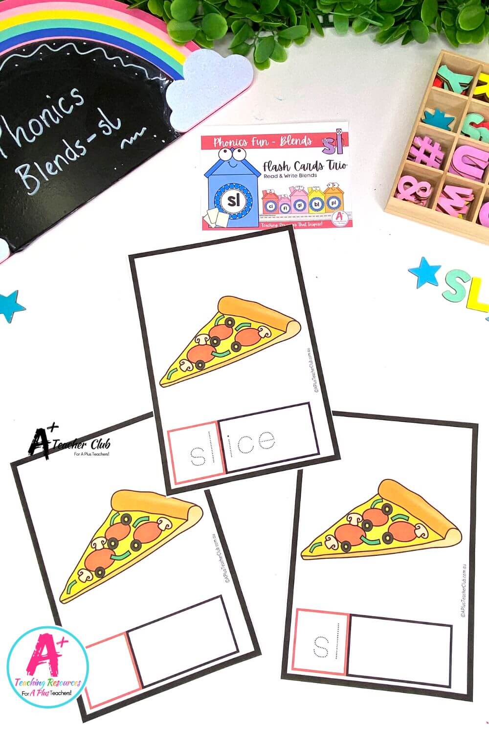 sl Consonant Blends Flashcards