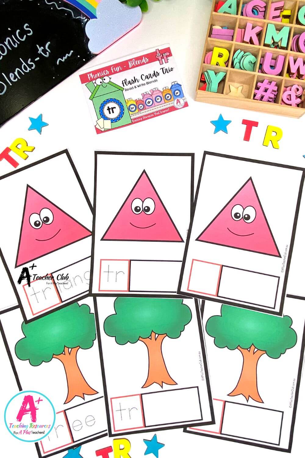 tr Consonant Blends Flashcards