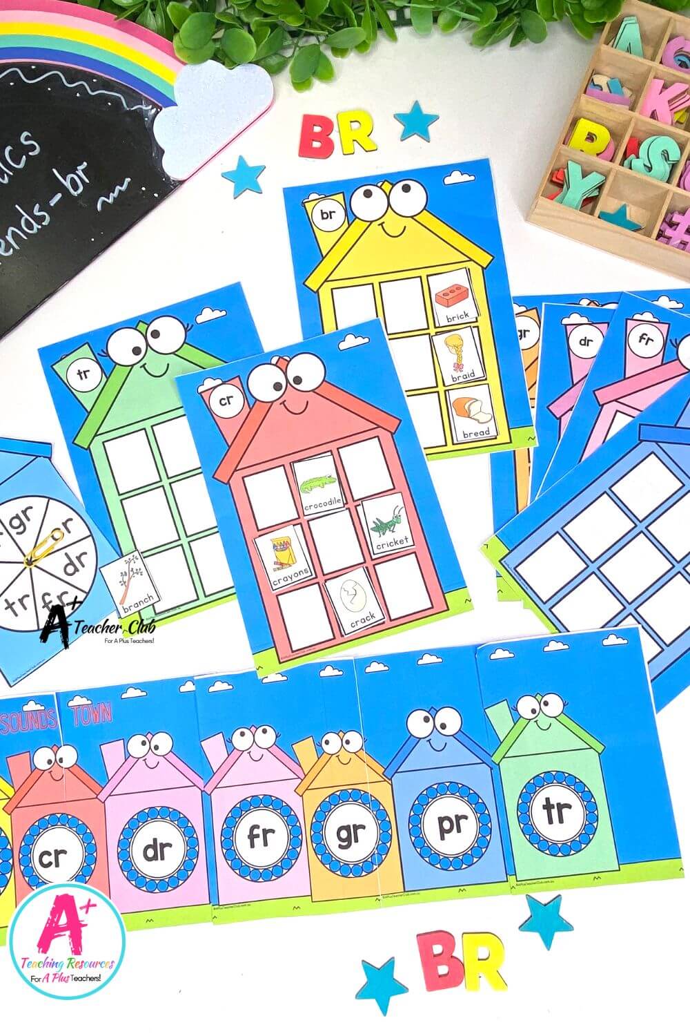 r Consonant Blends Family Sorting Game