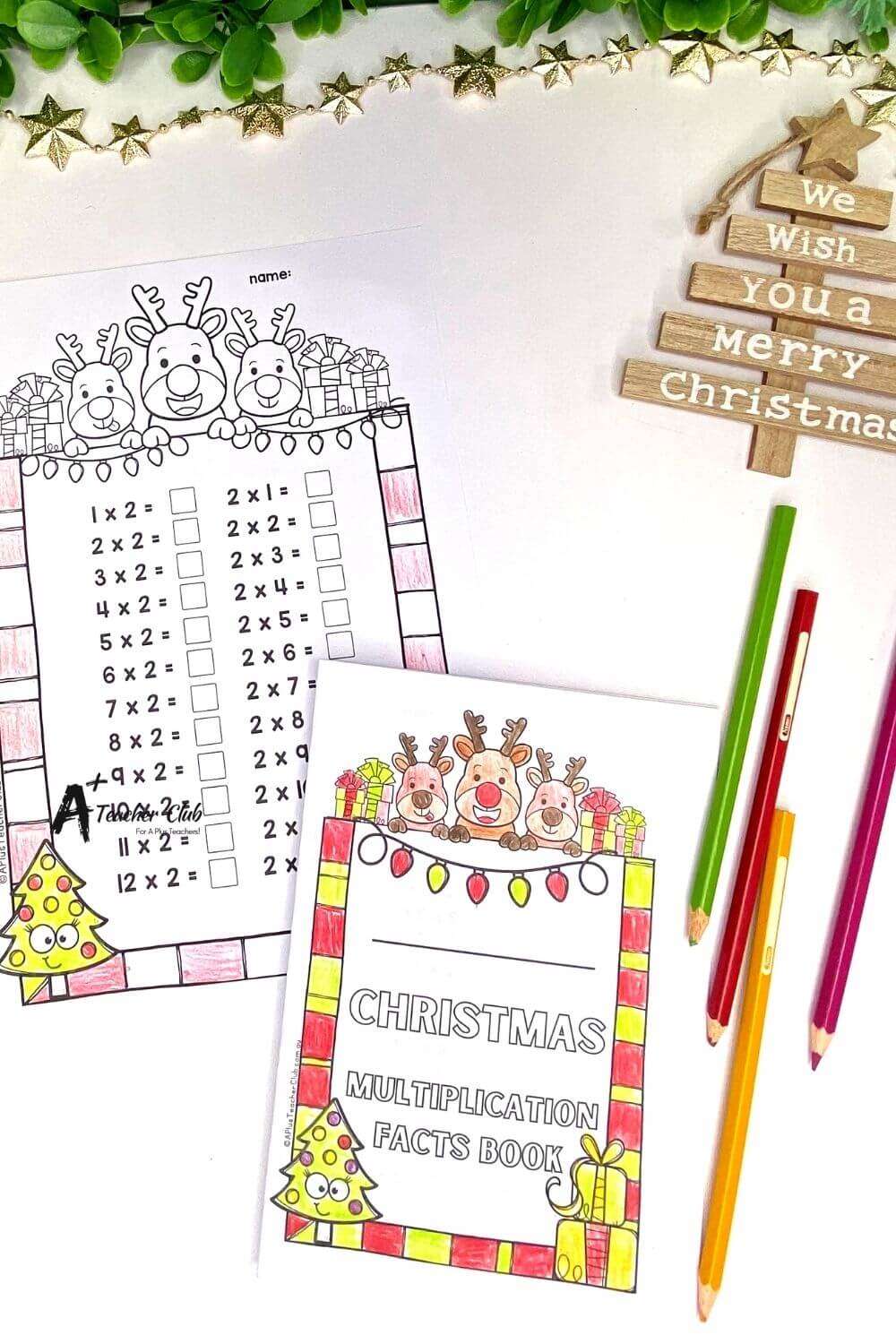 Christmas Maths Times Tables Booklet