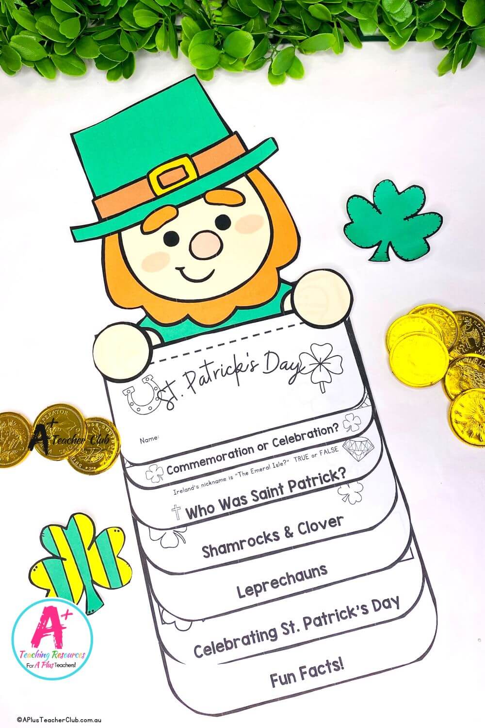 St Patricks Day Research Flip Book