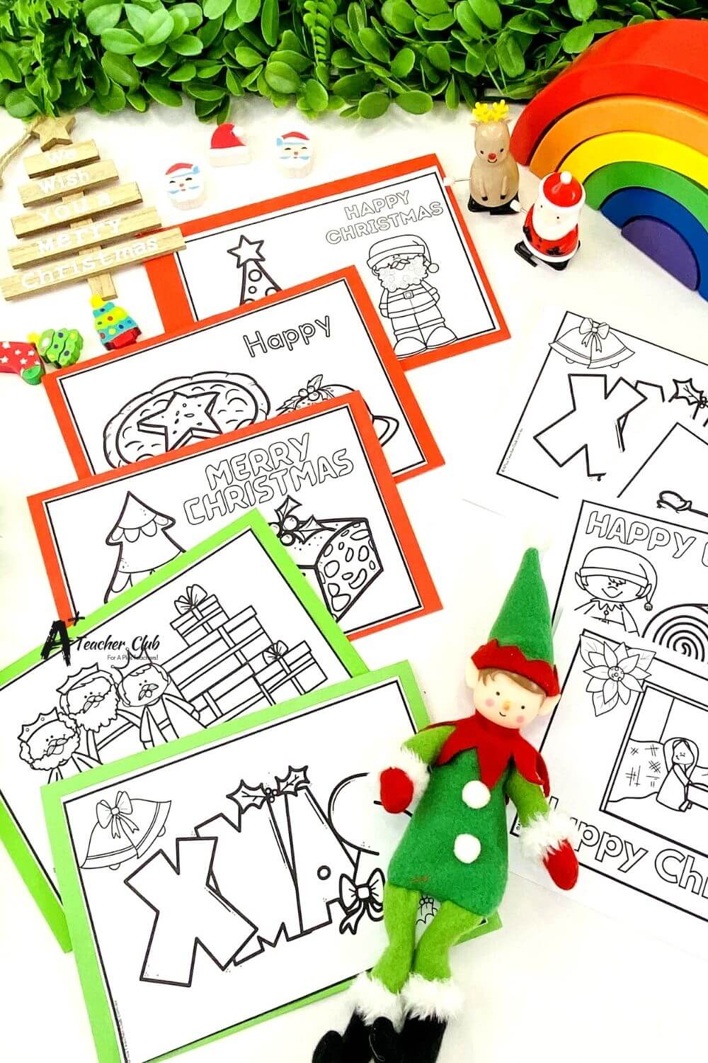 Christmas Literacy Traditional Christmas Cards Templates