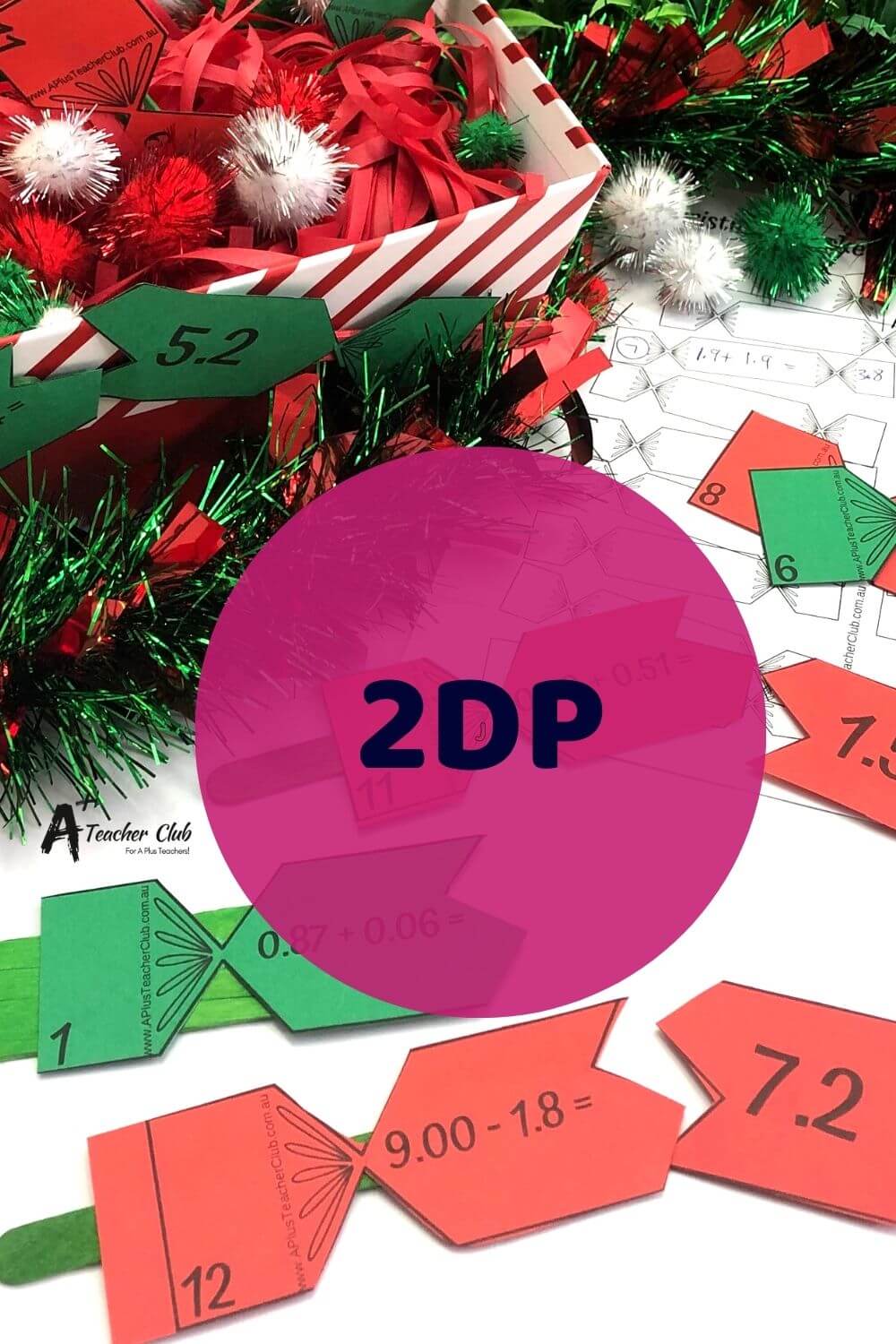 Christmas Maths 2DP Cracker Puzzles