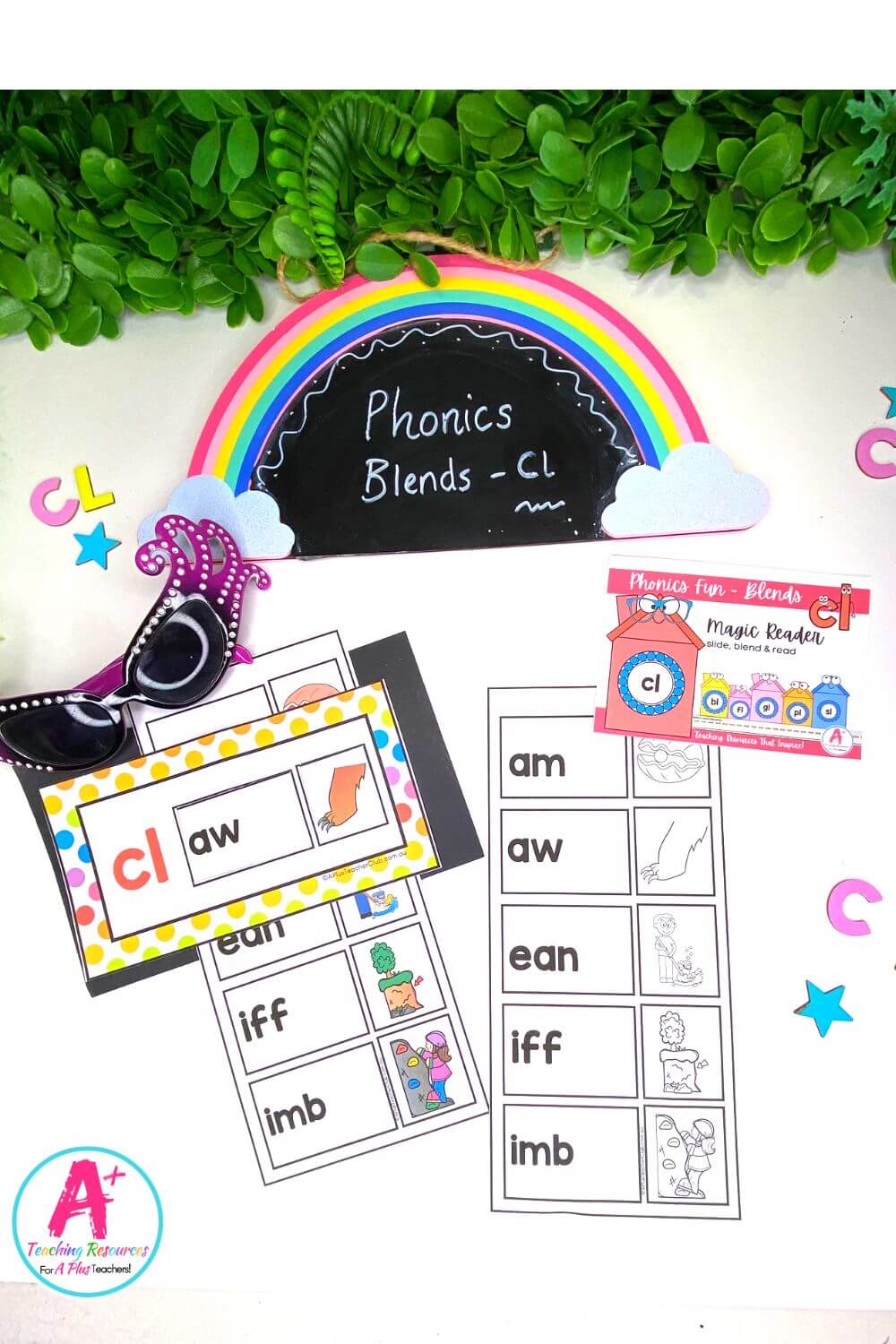 cl Consonant Blends Strip Reader