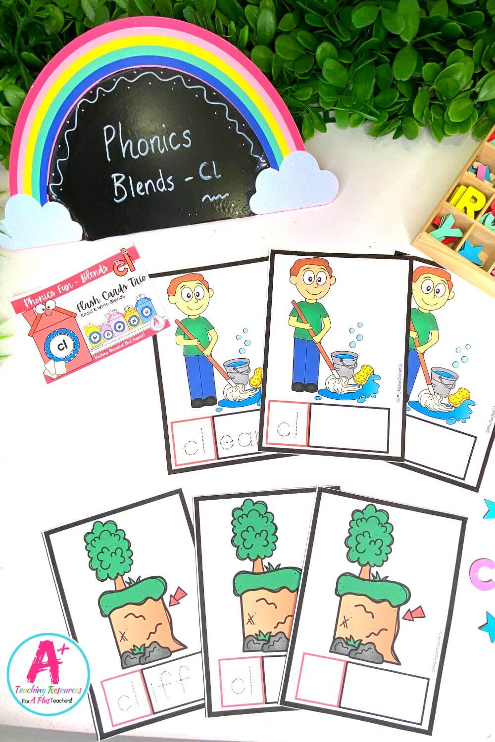 cl Consonant Blends Flashcards