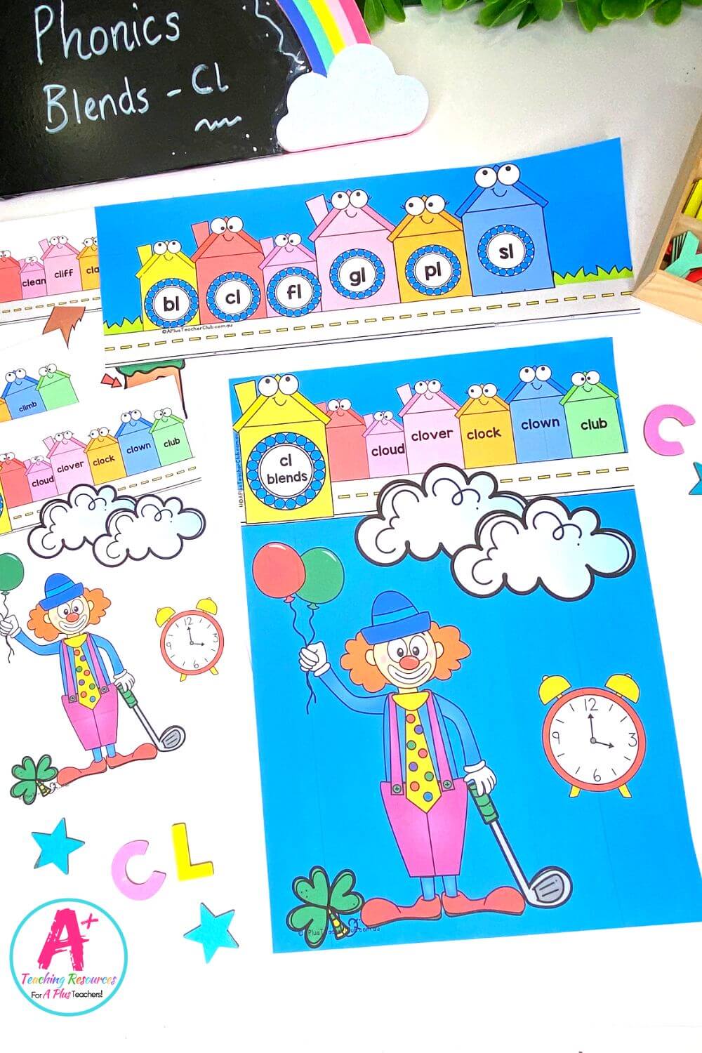 cl Consonant Blends Posters