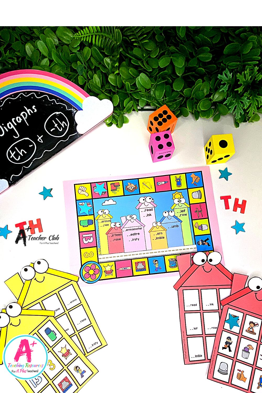 Initial th Digraph Activities Board Game