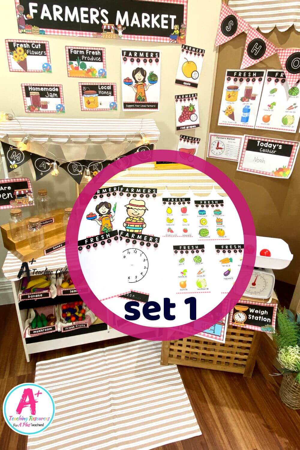 Farmers Market Dramatic Play Shop Posters (Set 1)