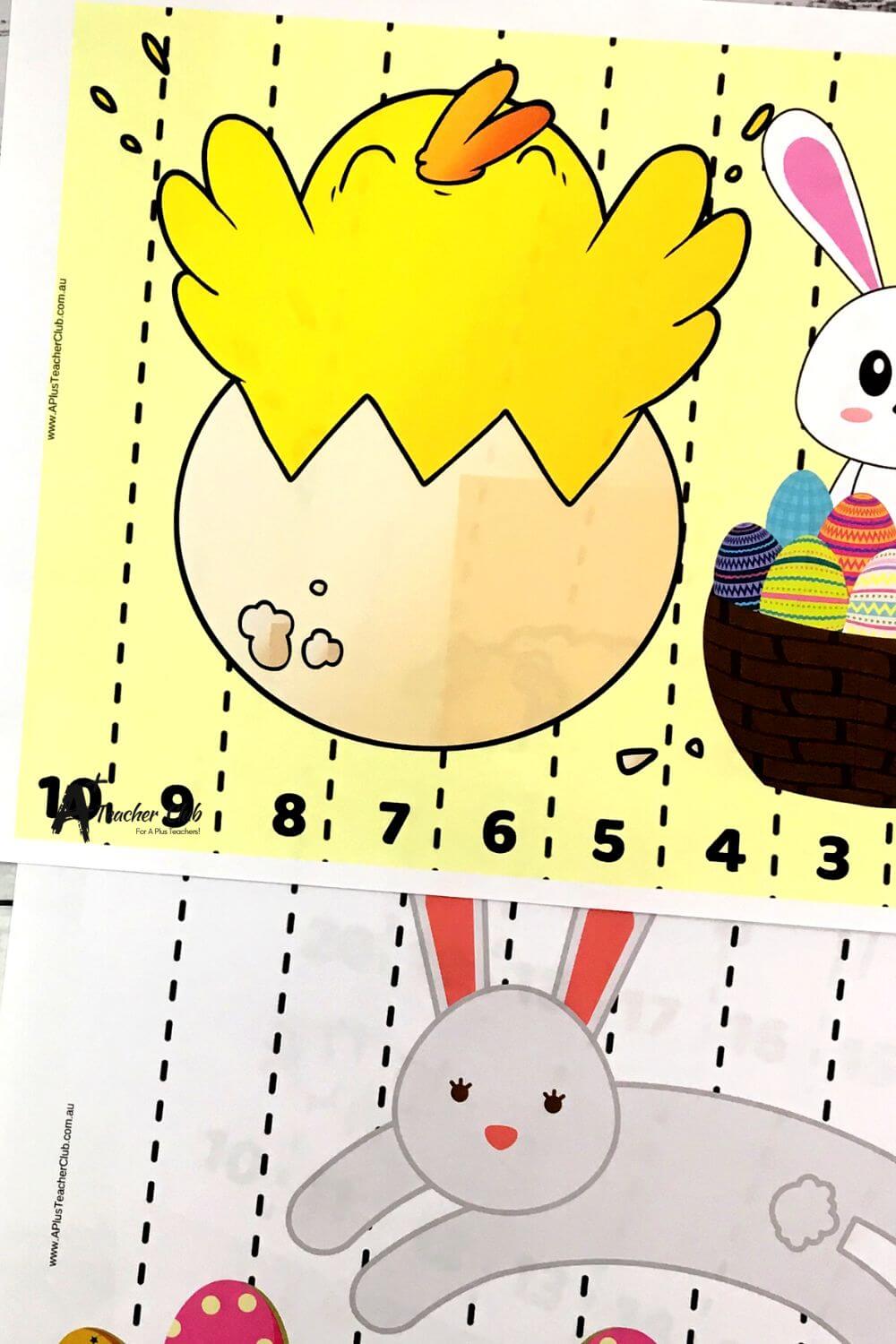 Easter Maths Number Sequence Puzzles 0-20