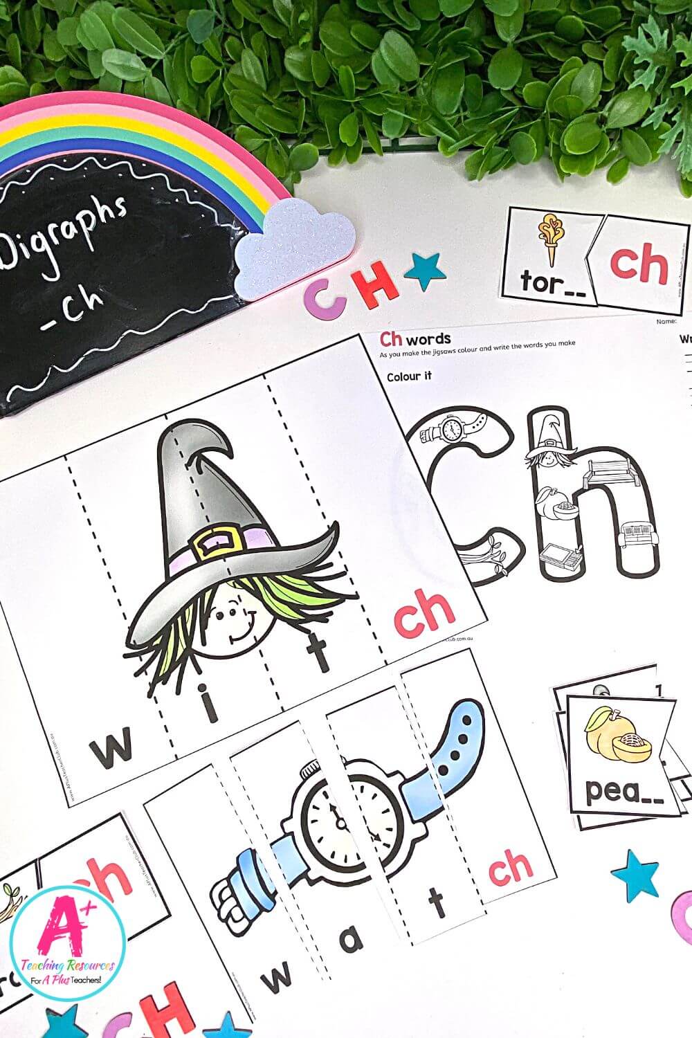 Final ch Digraph Activities Strip Puzzles