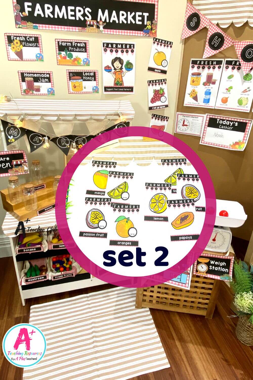 Farmers Market Dramatic Play Shop Posters (Set 2)