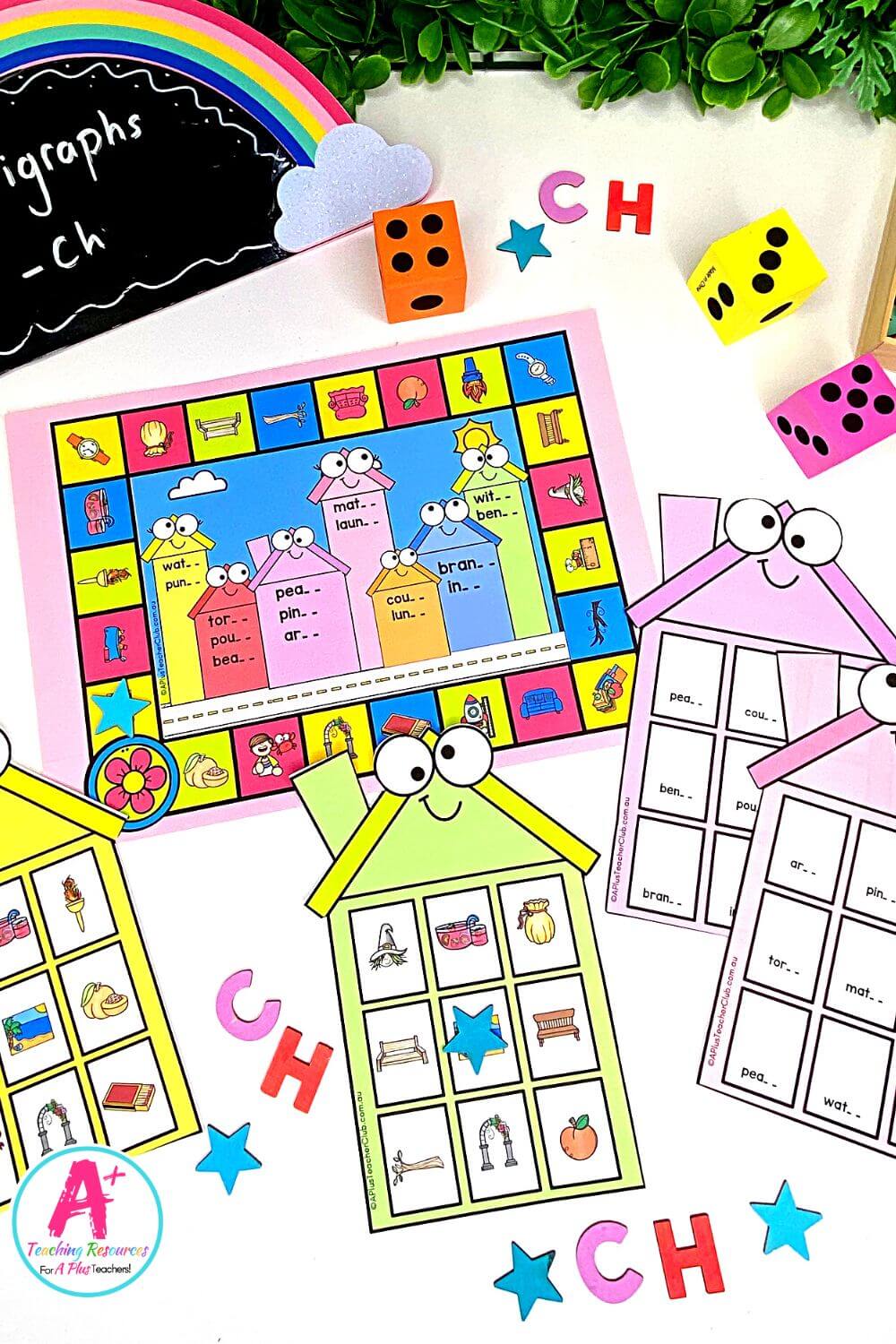 Final ch Digraph Activities Board Game