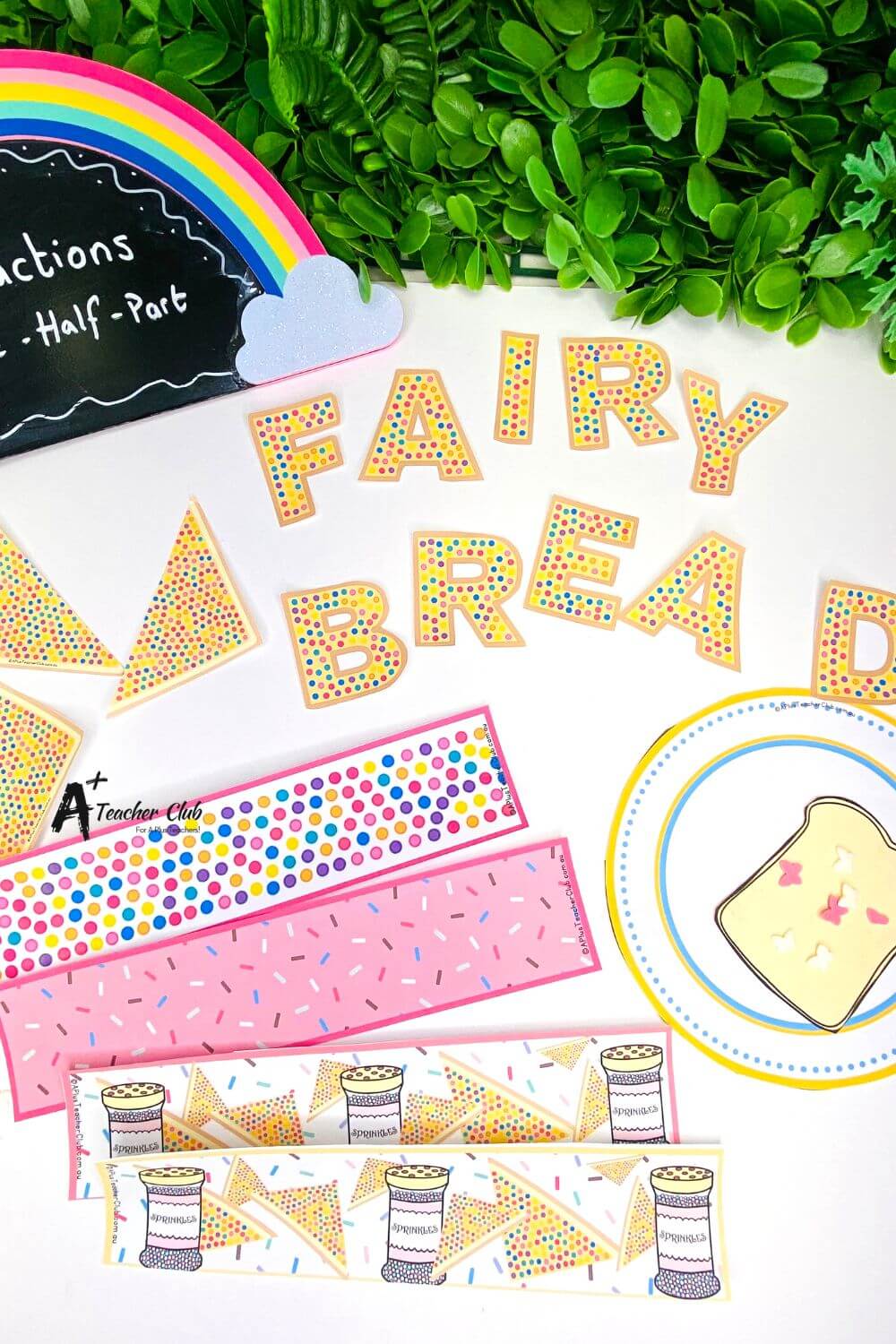 Fraction Halves Fairy Bread Display Pack