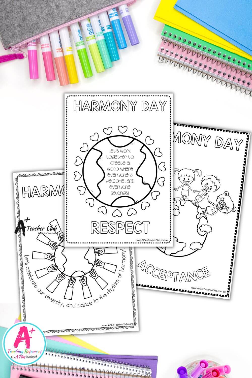 Harmony Day Colouring Pages