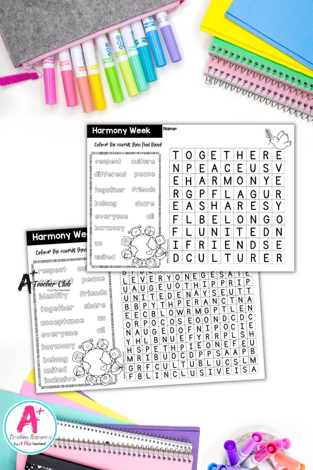 Harmony Day Word Search