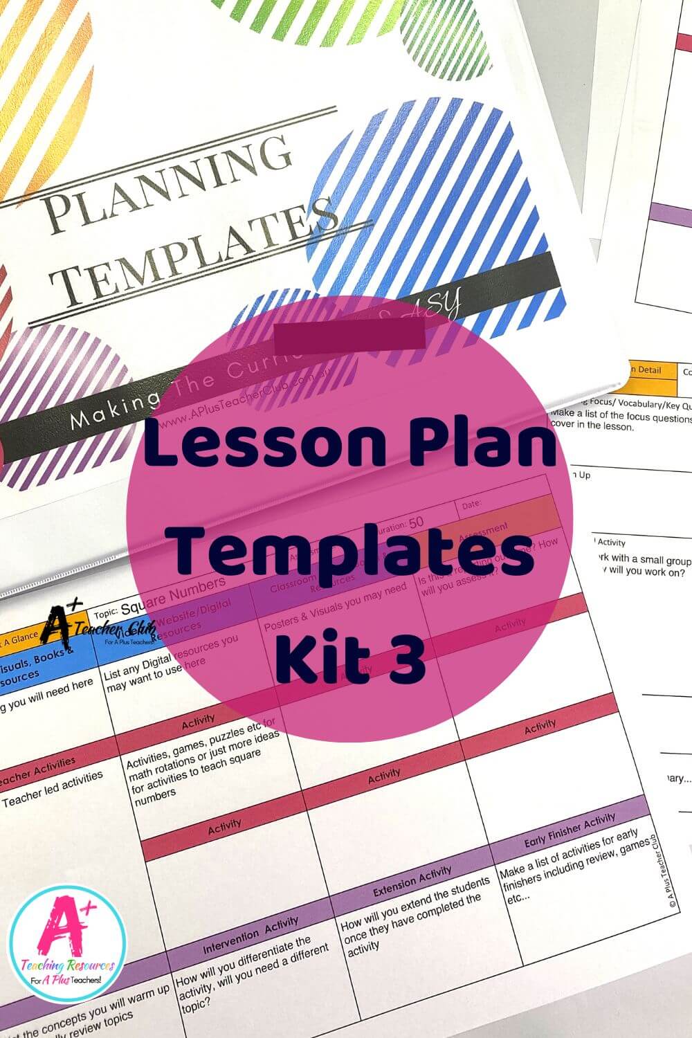 Year 5 Forward Planning Lesson Plan Templates