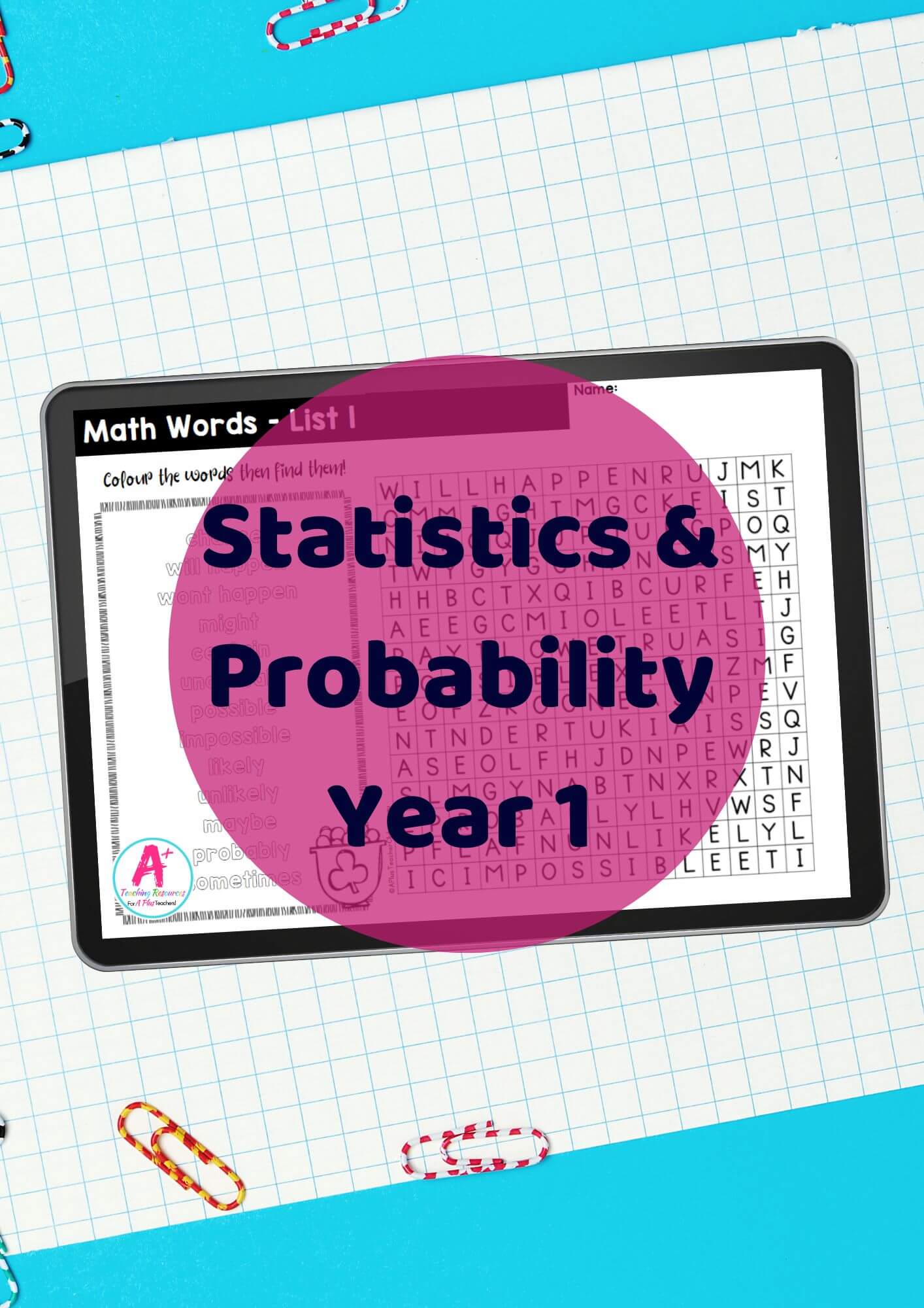 Statistics & Probability POWERPOINT - Year 1
