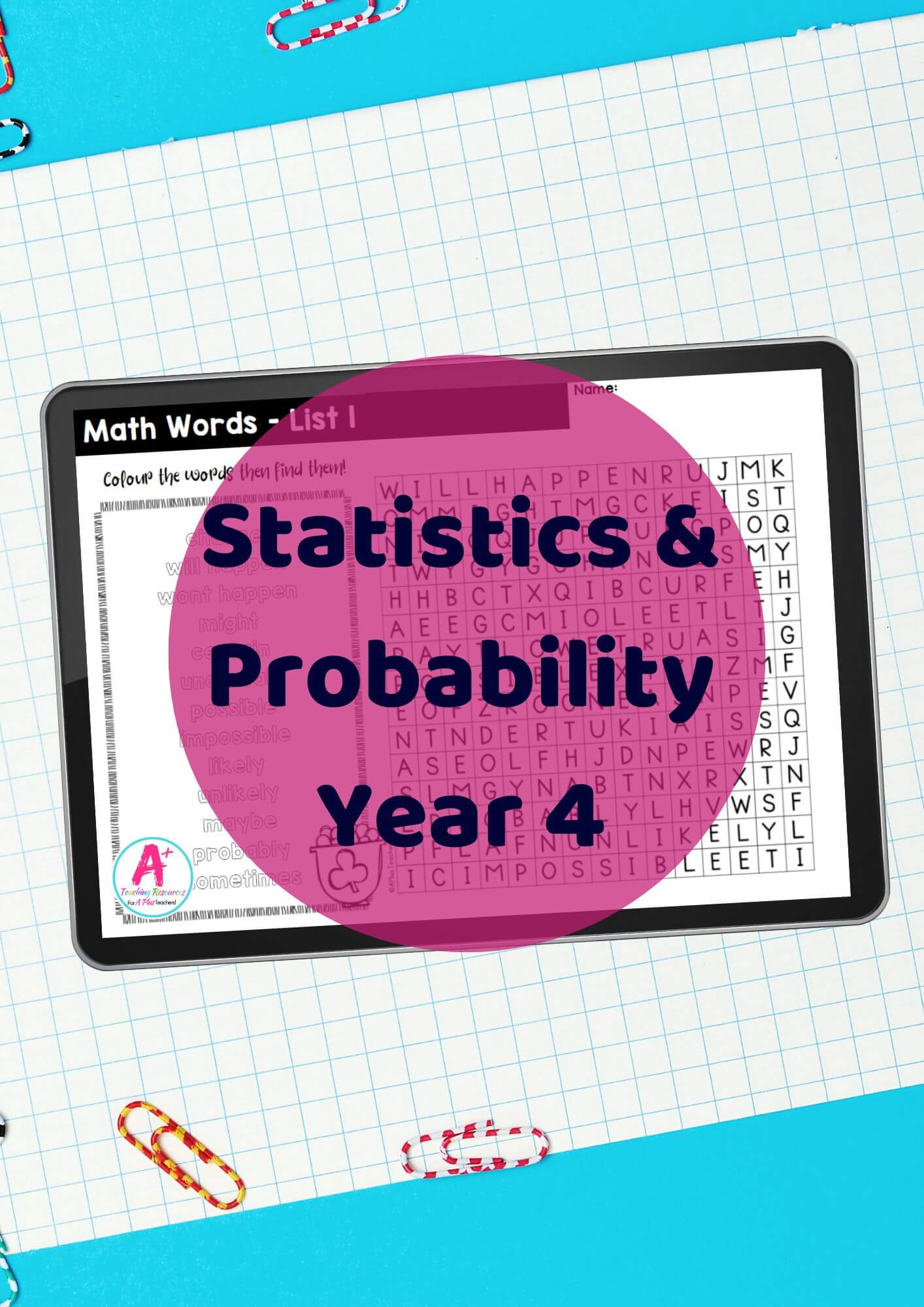 Statistics & Probability POWERPOINT - Year 4