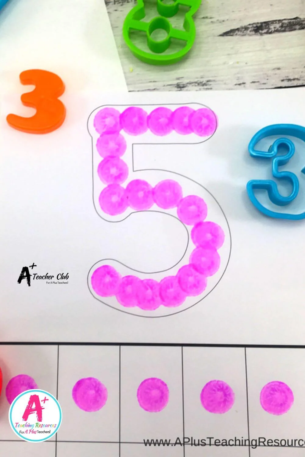 Number Recognition 0-10 Basic Numbers & Ten Frames Templates