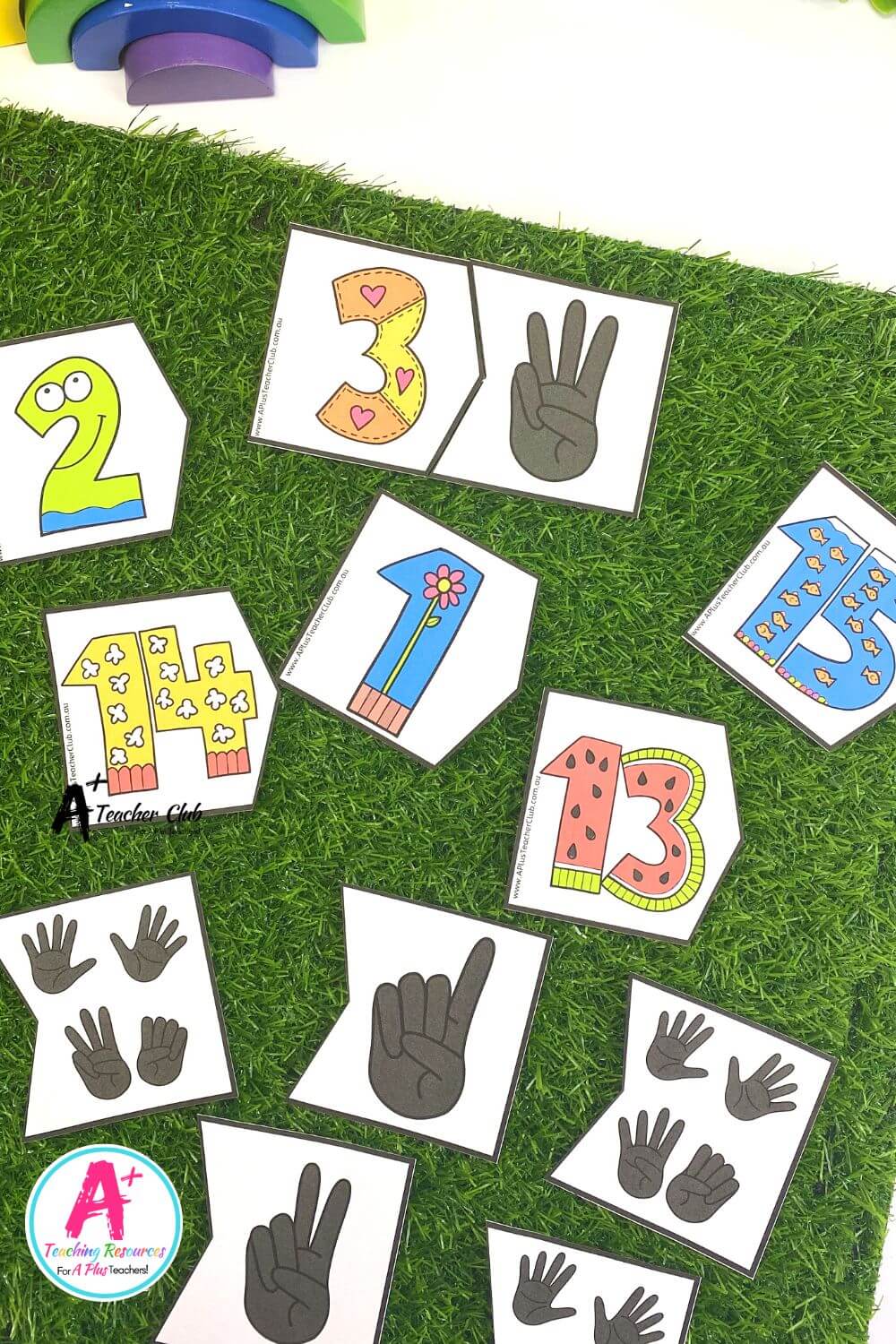 Number Recognition 0-20 Number Puzzles