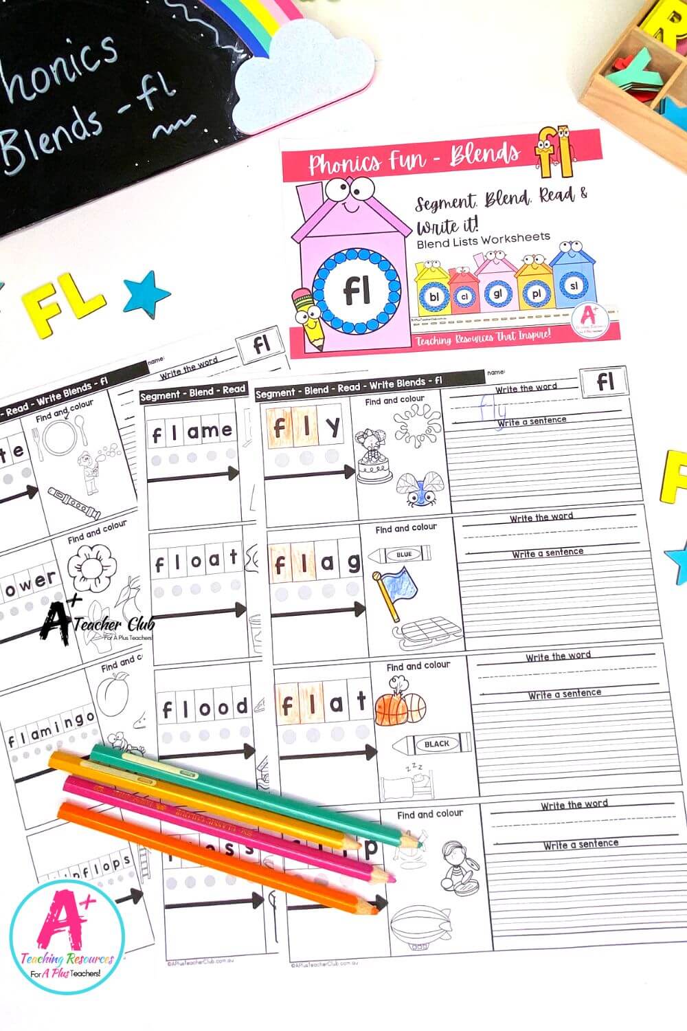 fl Consonant Blends Worksheets