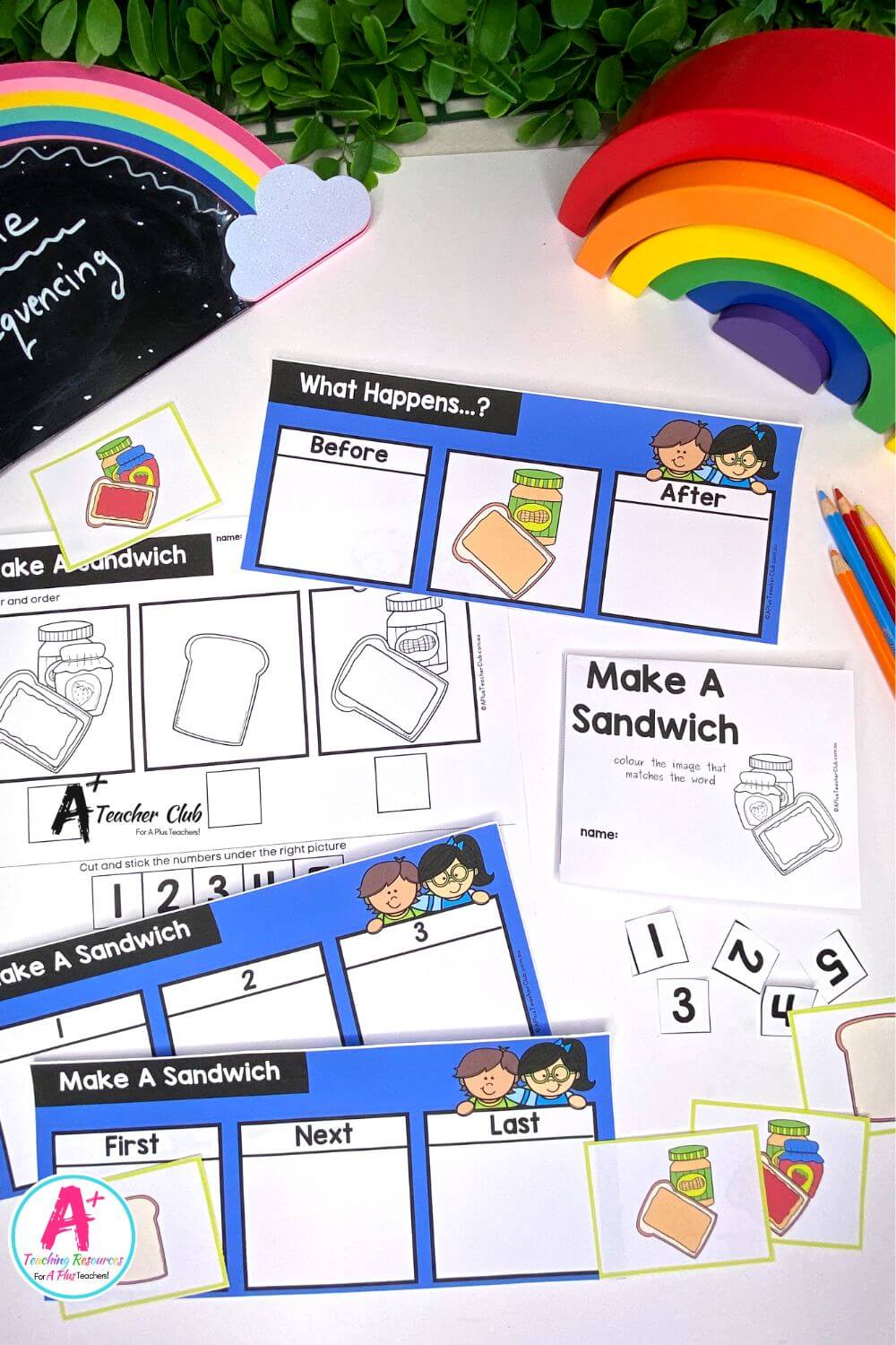 3-Step Sequencing Everyday Events - Make A Sandwich Activities Pack