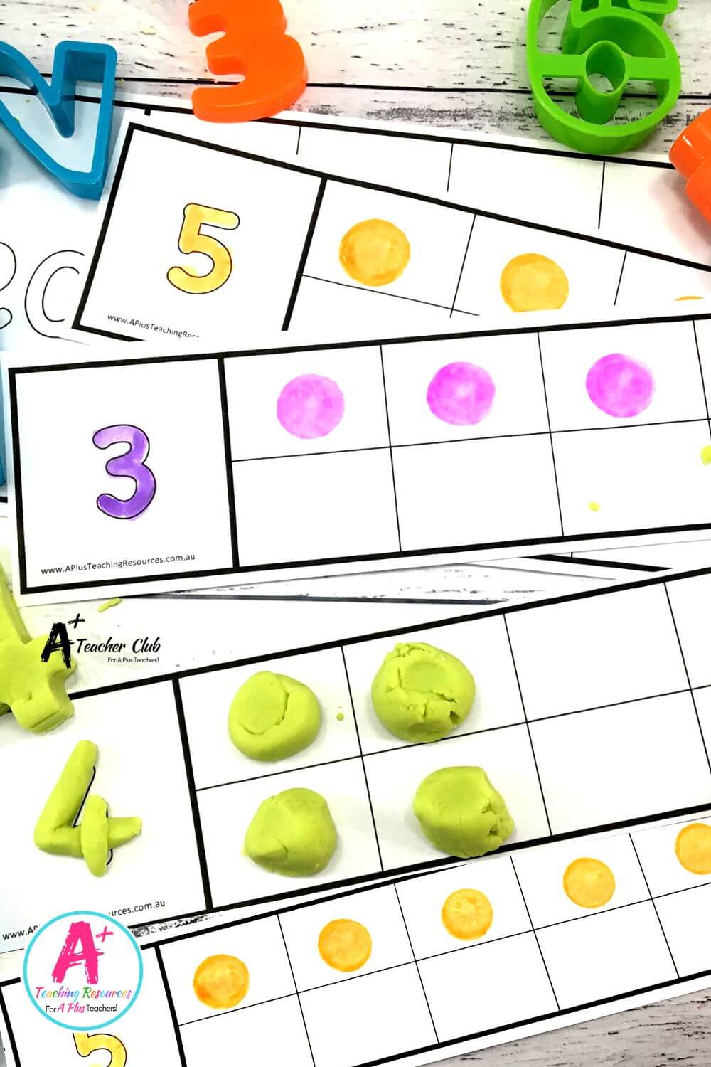 Number Recognition 0-20 Empty Ten Frame Templates