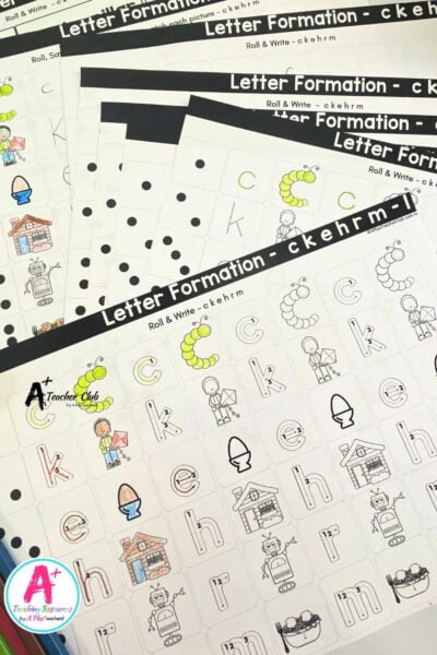 Literacy Worksheets - Letter Formation - Letters & Sounds ckehrm