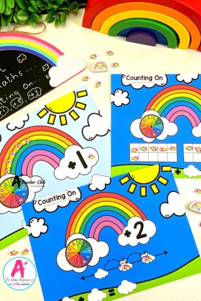 Mental Maths - Counting On - Rainbows Game