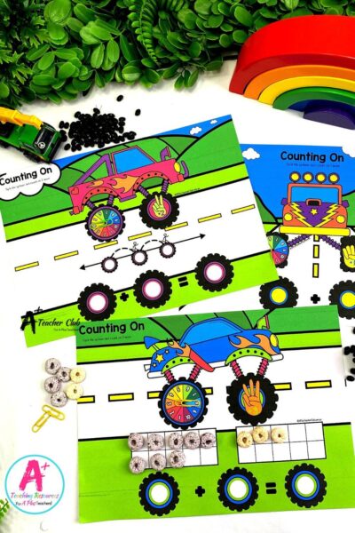 Mental Maths - Counting On - Monster Trucks Game