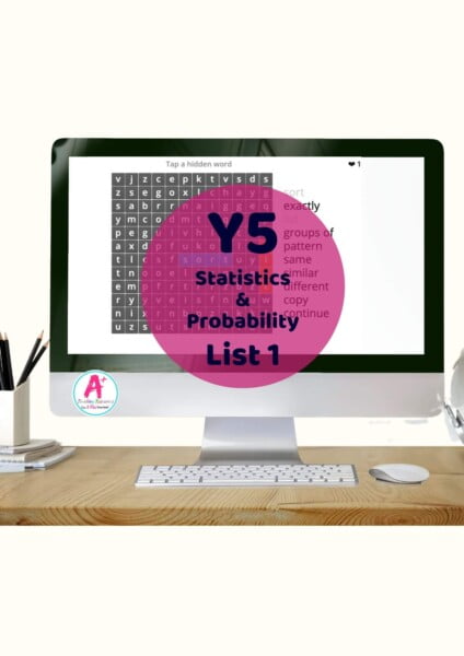 Year 5 Statistics & Probability Words List 1