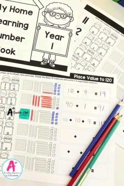 Maths Worksheets - Place Value - Partitioning Collections to 120