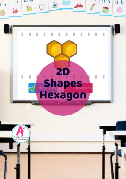 2D Shapes Games Sorting Hexagons