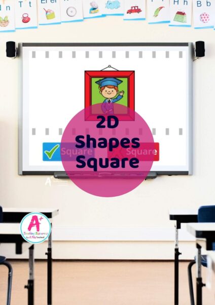 2D Shapes Games Sorting Squares