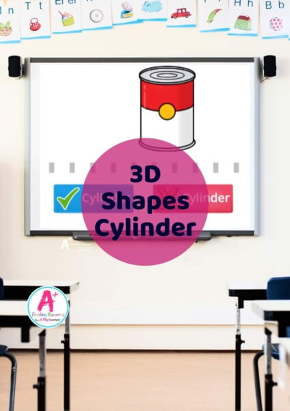 3D Shapes Online Games Sorting Cylinders