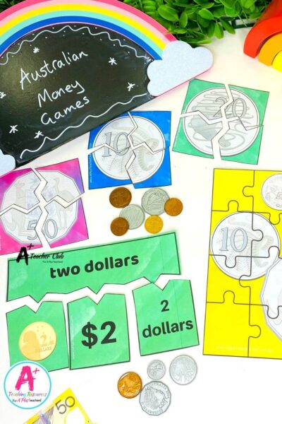 Australian Money - Puzzles Pack - Coins